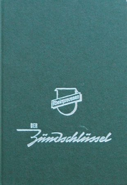 Rheinpreussen "Der Zuendschluessel" Gasstation-Magazine complet vintage 1965 binding (6172)